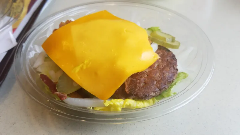 Cheese Burger No Bun