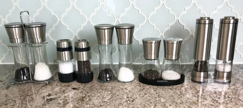 disposable salt and pepper grinders