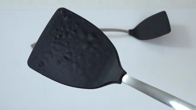 plastic spatula melted in food